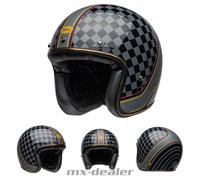 BELL Helmets Jethelm Custom 500 Helm RSD Wreakers Matt Glanz Schwarz Gold Helm