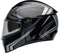 Bell Lithium Jetstream Helm, schwarz/silber, Größe XL (61/62)