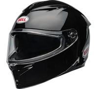 Bell Lithium Solid ECE Helm, dynamische Außenschale, integriertes Sonnenvisier, EPS mit Mehreren Dichten, Optik Klasse 1, Pinlock-kompatibel, DREI Schalengrößen, Farbe: Black, Größe: L