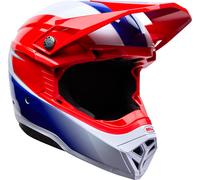 Bell Moto-10 MIPS Falcon Motocross-Helm, weiss-rot, Größe XS 54 55 für Männer