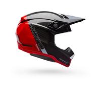 Bell MOTO-10 Motocross Helm SPHERICAL STRIKE rot M