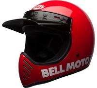 Bell Moto-3 Classic Motocross Helm, rot, Größe S (55/56)