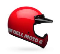 Bell Moto-3 Crosshelm Classic Solid Gloss Red Gr. S 55/56