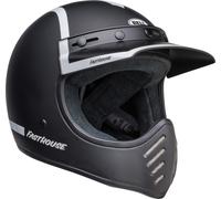 Bell Moto-3 Fasthouse Old Road Crosshelm (schwarzmatt/weiß)