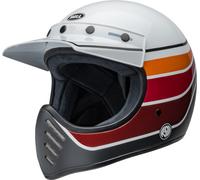 Bell Moto-3 RSD Saddleback Motocross Helm, mehrfarbig, Größe S für Männer