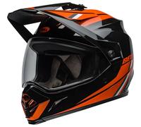 BELL MX-9 Adventure MIPS Helm - Alpine Gloss Black/Orange GrÃ¶Ãe: S