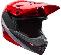 Bell MX-10 MIPS Aviator Motocross Helm, schwarz-rot, Größe XS für Männer