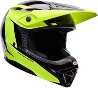 Bell MX-10 MIPS Talon Jugend-Motocross-Helm, schwarz-gelb, Größe S