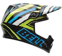 BELL MX-9 TAGGER SCRUB PSYCHO Crosshelm sw-blau-grün S