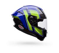 Bell RACESTAR Integralhelm DLX FLEX GRID blau gelb XXL
