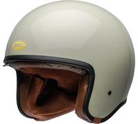 Jet Helm Cafe Racer Bell Tx501 Vintage Weiß Glänzend