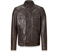 Belstaff Brooklands Motorrad Lederjacke, schwarz, Größe 5XL für Männer