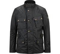 Belstaff Crosby wasserdichte Motorrad Wachsjacke, schwarz, Größe 4XL für Männer