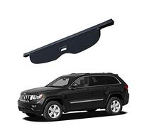 BENME Laderaumabdeckung FüR Jeep Grand Cherokee 2011-2016 2017-2020 Einziehbar Kofferraumabdeckung Cargo Cover Rollo Kofferraum Abdeckung Ablagen Auto ZubehöR
