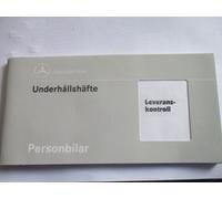 Benz Wartungsheft W 210 129 Serviceheft schwedisch Underhallshäfte