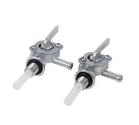 Benzinhahn 2 Stück 78 mm Benzinhahn 10 mm Gewinde Motorrad-Kraftstoffpumpenschalter Einfach zu bedienen
