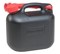 hünersdorff 811400 Kraftstoff-Kanister 5 l Kunststoff Schwarz, Rot