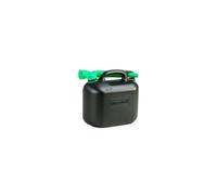 Benzinkanister + Auslaufrohr schwarz 10 Liter Kraftstoff Reserve Kanister