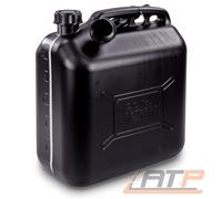 Benzinkanister 20L Kunststoff schwarz UN-geprüft