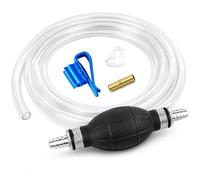 Benzinpumpe,Handpumpe Benzin Diesel 8mm mit 2m Schlauch Tragbare Siphonpumpe Absaugpumpe Umfüllpumpe für Kraftstoff Wasser Öl Transfer Manuelle Pumpe Geeignet für Auto Motorrad Kart Tank Entleerung