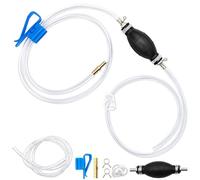 Benzinpumpe Handpumpe,Umfüllpumpe Dieselpumpe mit 2mRnglebigen PVC Sahlauch | 8mm Ölpumpe,Schlauchklemme,Universal Absaugpumpe für Auto,Boot,Kraftstoffpumpe für Wasser,Benzin,Diesel Benzinschlauch