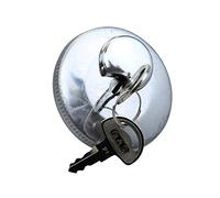 Benzintankdeckel Tankdeckel chrom 34 mm abschließbar kompatibel mit Suzuki K 50 125 PV 50 TF 125