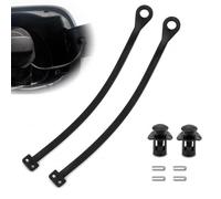 Beoveo Tankdeckel Halteband 2 Stück Kompatibel mit VW Audi Golf Passat | Gummi, 12,8 cm Gesamtlänge, Clips und vier Stifte, Ersatzband gegen verlorene Kraftstoffkappe, OE 180201550 N10528301A