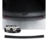 Bercicci Stoßstangenschutz außen hinten für Toyota RAV4 2025 2024 2023 2022 2021 2020 2019 Hybrid, Prime (PHEV) Zubehör ABS Material Heckstoßstangenschutz Kofferraumschwellenschutz (Schwarz)