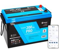 Berger LiFePO4 Lithium Batterie Pro 200 Ah 12 V mit Bluetooth & Heizung - 0% MwSt. (gem. § 12 Abs. 3 UStG) 0% MwSt.