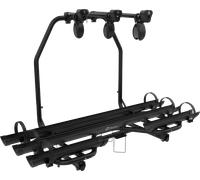 Berger Premium 3 XL Deichsel-Fahrradträger schwarz für 3 Fahrräder, E-Bike geeignet Schwarz Schwarz 3 Fahrräder
