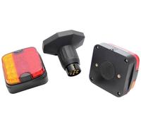 Berger & Schröter Anhänger-Beleuchtungsset 7-polig Bremslicht, Rückleuchte, Blinker 12 V/DC Bluetooth® Funk-Verbindung, inkl