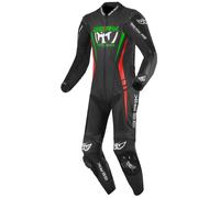 Berik Absolute GP 1-Teiler Motorrad Lederkombi, schwarz/rot/grün, Größe 52