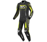 Berik Absolute GP2 2-Teiler Motorrad Lederkombi, schwarz/grün/neongelb, 58