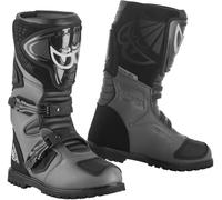 Berik All Terrain Adventure wasserdichte Motorradstiefel, schwarz-grau, Größe 46 für Männer