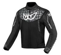 Berik Camo Street wasserdichte Motorrad Textiljacke, schwarz-weiss, Größe 54 für Männer