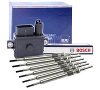 Beru Steuergerät, Glühzeit + 6x Glühkerzen [Hersteller-Nr. 31441312] für BMW