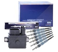 Beru Steuergerät, Glühzeit + 6x Glühkerzen [Hersteller-Nr. 31441313] für BMW