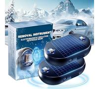BesBet Enteisungsgerät Auto, 360°-Enteisungsmöglichkeiten Ultraschall Enteiser Auto Schnelle Und Einfache Installation Mit Verschiedenen Automodellen Kompatibel,2PCS