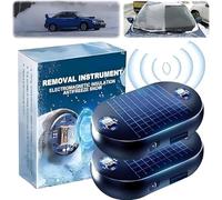 BesBet Gefrierschutzinstrument Gegen Störungen Durch Schnee Und EIS, Schnelle Abtauung Auto Enteiser Elektrisch Kompaktes Tragbares Mit Verschiedenen Automodellen Kompatibel,2PCS