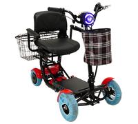Elektro Seniorenmobil Klappbar Vierrädrig Senioren-Scooter 4-Rad E-Roller 6km/h
