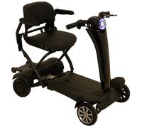 Best Ager Fold PRO Elektro Seniorenmobil 4-Rad E-Roller Faltbar max. 6km/h Schwarz