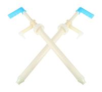 BESTOYARD Handpumpe Öl Pumpe aus Kunststoff 2 Stück Manuelle Wasserpumpe und Tragbare Transferpumpe für Sicheres Absaugen von Benzin und Wasser