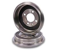 BESTPRICE 2x Bremstrommel Hinterachse ohne Radlager Kompatibel mit A udi 80 B3 Stufenheck (893, 894, 8A2), 90 B2 (813, 814, 853), 90 B3 (893, 894, 8A2), COUPE B2 (81, 855, 856)