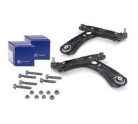 Bestprice 2x Querlenker mit Traggelenk + LEMFÖRDER Schraubensatz vorne [Hersteller-Nr. 41209880] für Skoda, Seat, VW