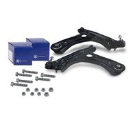 Bestprice 2x Querlenker mit Traggelenk + LEMFÖRDER Schraubensatz vorne [Hersteller-Nr. 41209881] für Seat, Skoda, Audi, VW