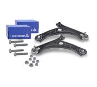 Bestprice 2x Querlenker mit Traggelenk + LEMFÖRDER Schraubensatz vorne [Hersteller-Nr. 41846385] für Skoda, VW