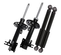 BESTPRICE 4x Gasdruck Stoßdämpfer Vorne und Hinten Federbein, Kompatibel mit OPEL ASTRA H (A04), ASTRA H GTC (A04), ASTRA H Stufenheck (A04), ASTRA H TwinTop (A04)