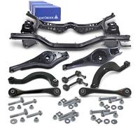 Bestprice Achskörper + Querlenker-Satz 8-tlg. + Schraubensatz hinten [Hersteller-Nr. 40978469] für Skoda, VW, Audi