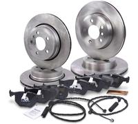 Bestprice Bremsscheiben + Bremsbeläge Vorne + Hinten [Hersteller-Nr. 10604055] für BMW