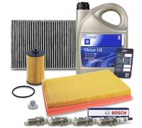 Bestprice Inspektionspaket C + 5l 5W-30 Motoröl für Opel, Vauxhall